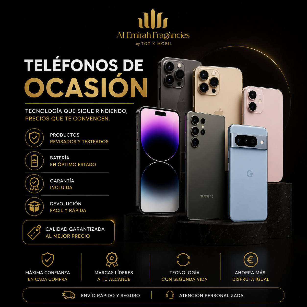Teléfonos de Exposición y Ocasión