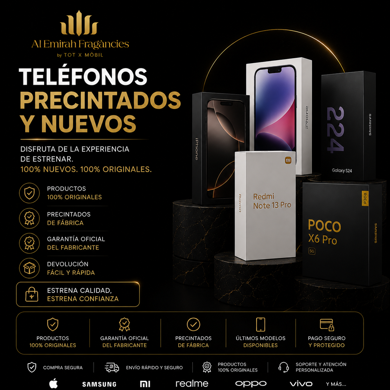 Teléfonos Precintados - A Estrenar