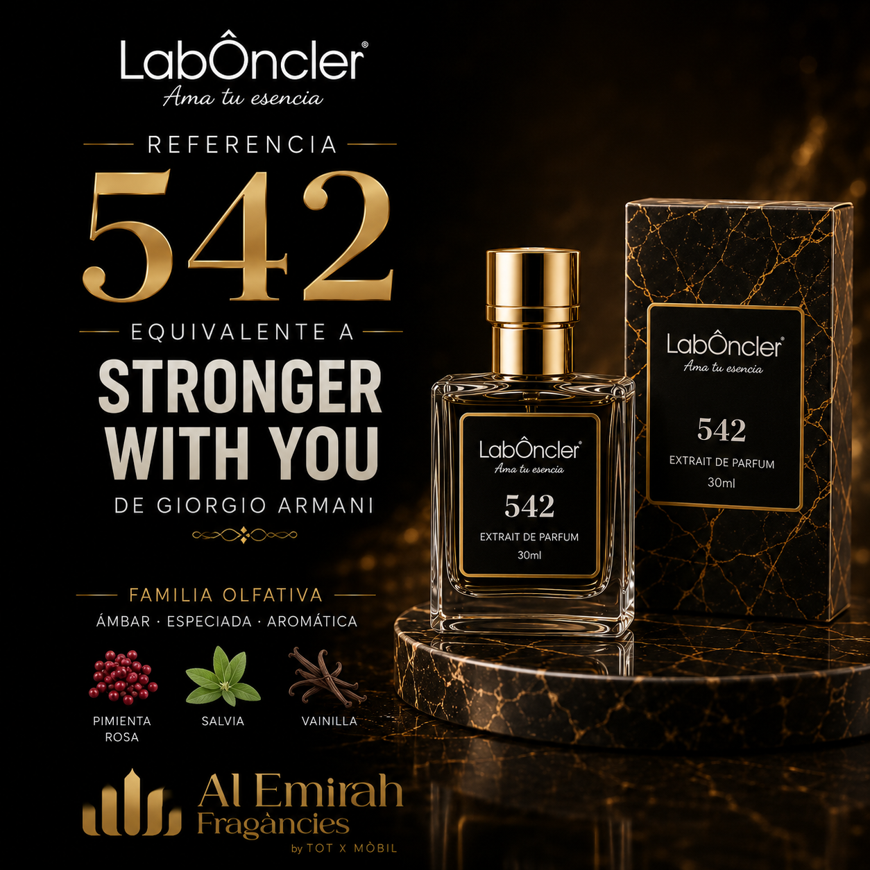 N-542 - Equivalente a Stronger With You de Giorgio Armani - LabOncler
