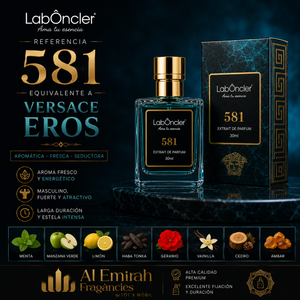 N-581 - Equivalente a Versace Eros - LabOncler