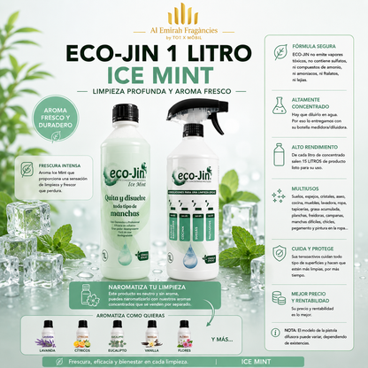 Eco-Jin 1 Litro / Fragancia a escoger