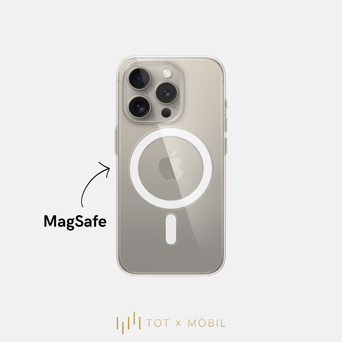 Funda MagSafe Transparente