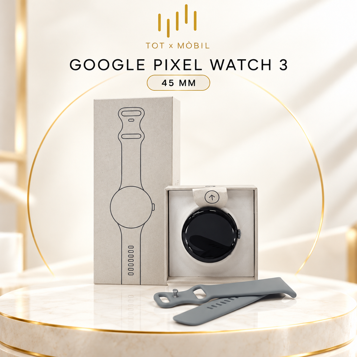 Google Pixel Watch 3 45 mm gris | Segunda mano