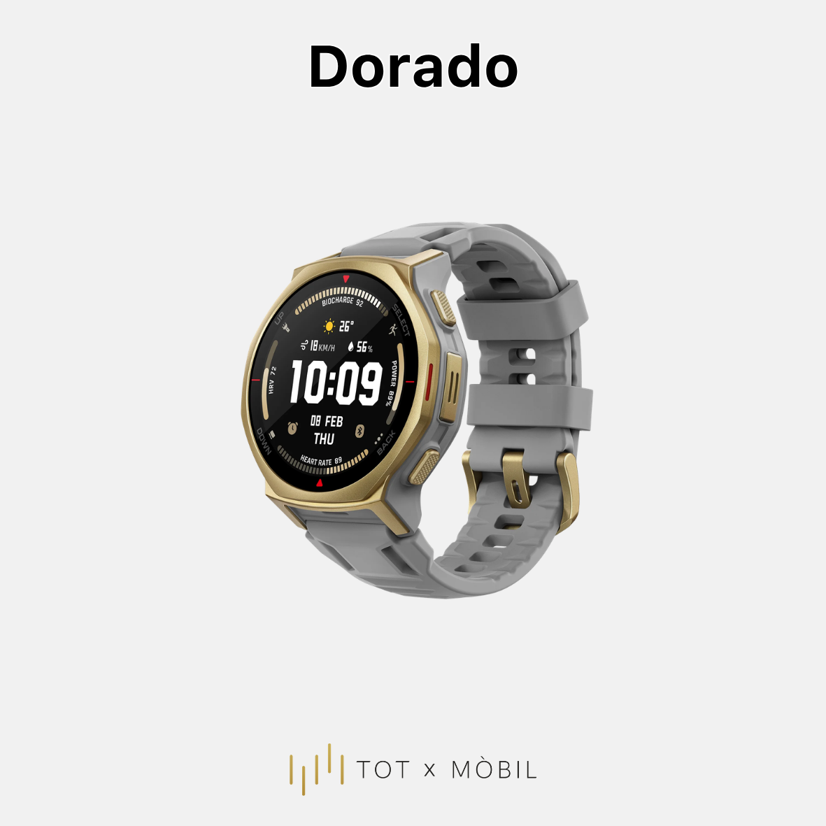 Amazfit T-Rex 3 Pro 44mm Dorado (De Ocasión)