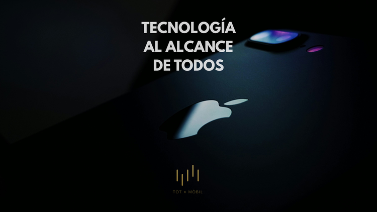 Iphone negro Tecnologia al alcance de todos tot x mobil