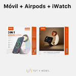 Cargador inalámbrico 3 en 1