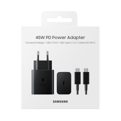 Adaptador Samsung Original 45W + Cable USB-C - Samsung